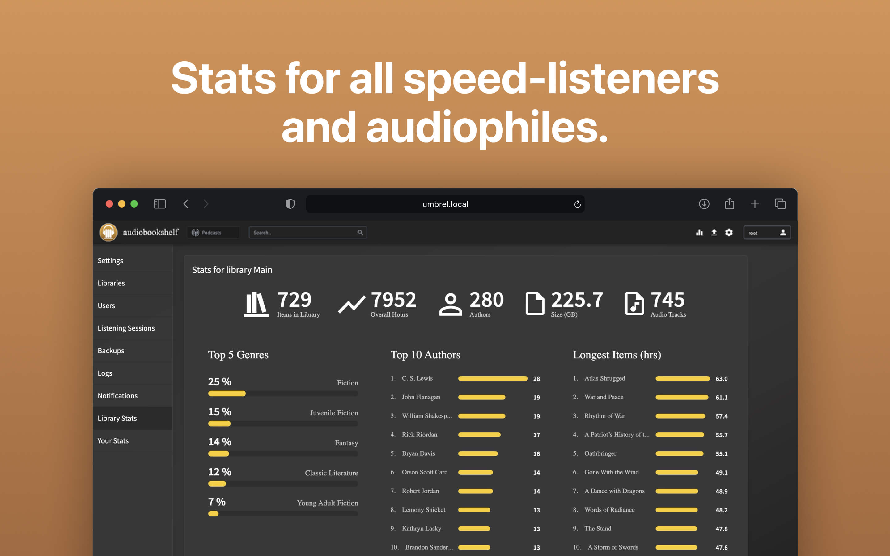 Screenshot 3 of Audiobookshelf