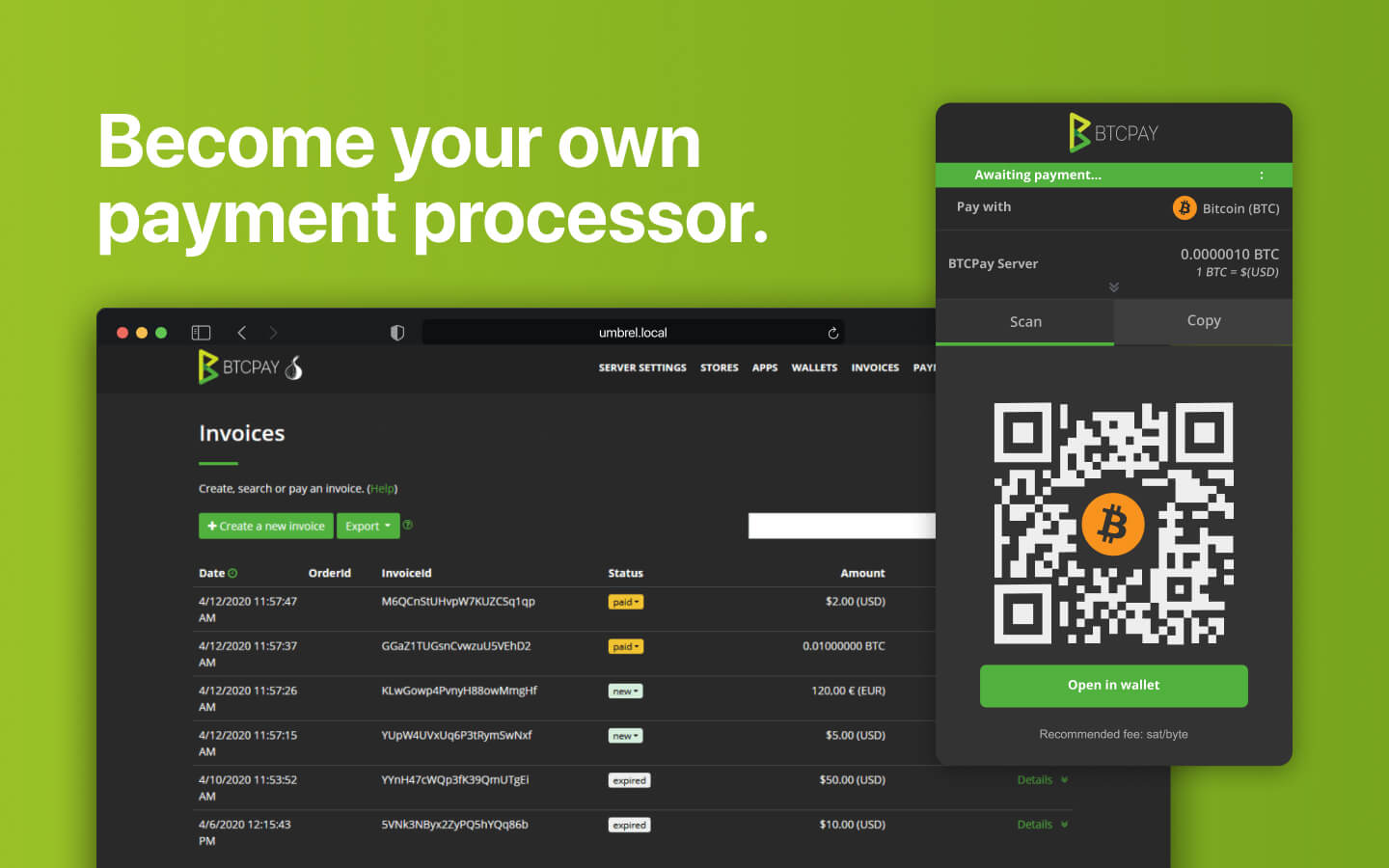 BTCPay Server | Umbrel App Store