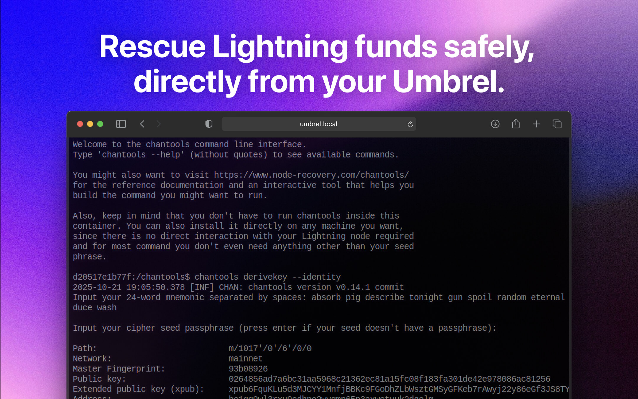 mempool | Umbrel App Store