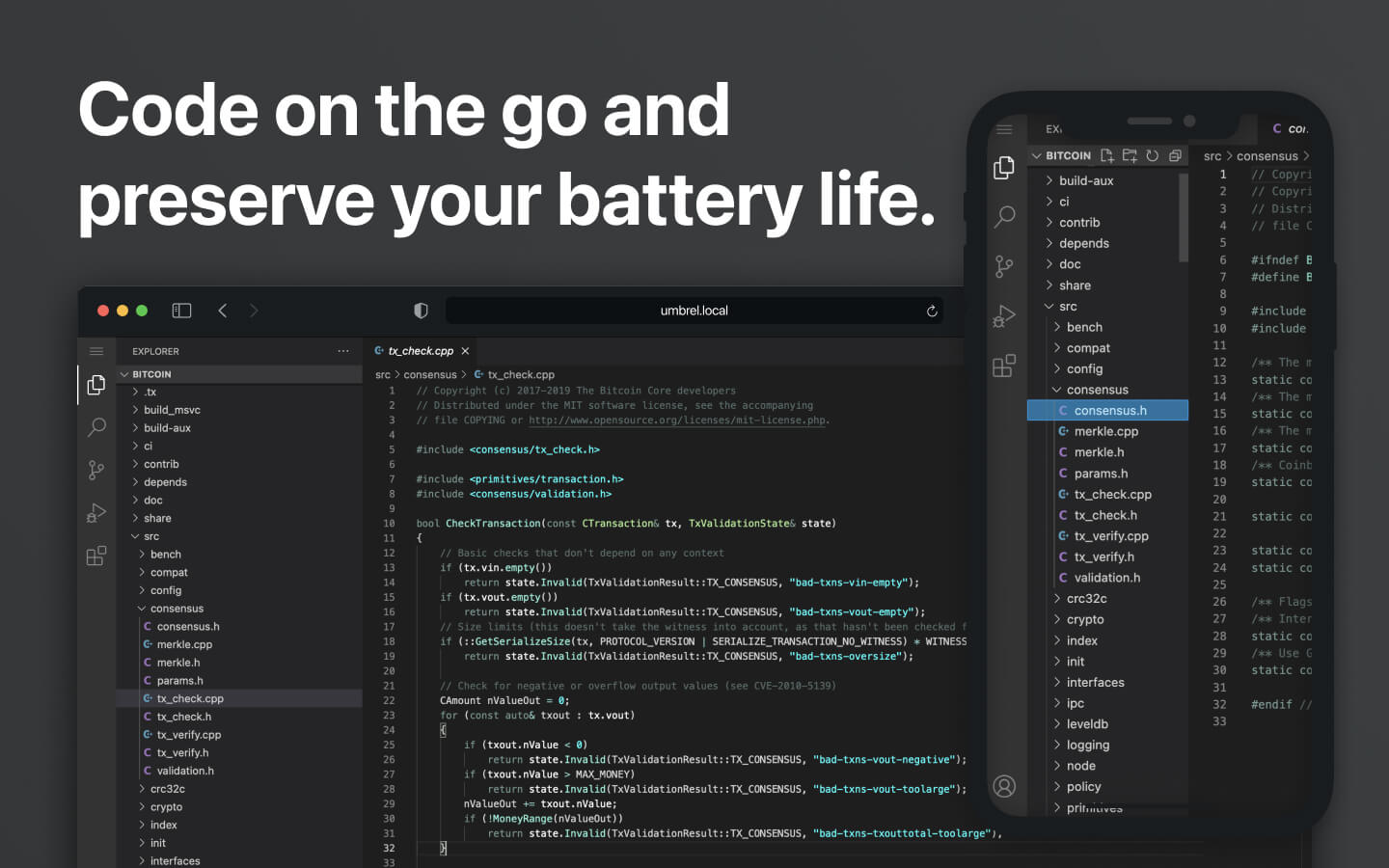 Screenshot 3 of code-server