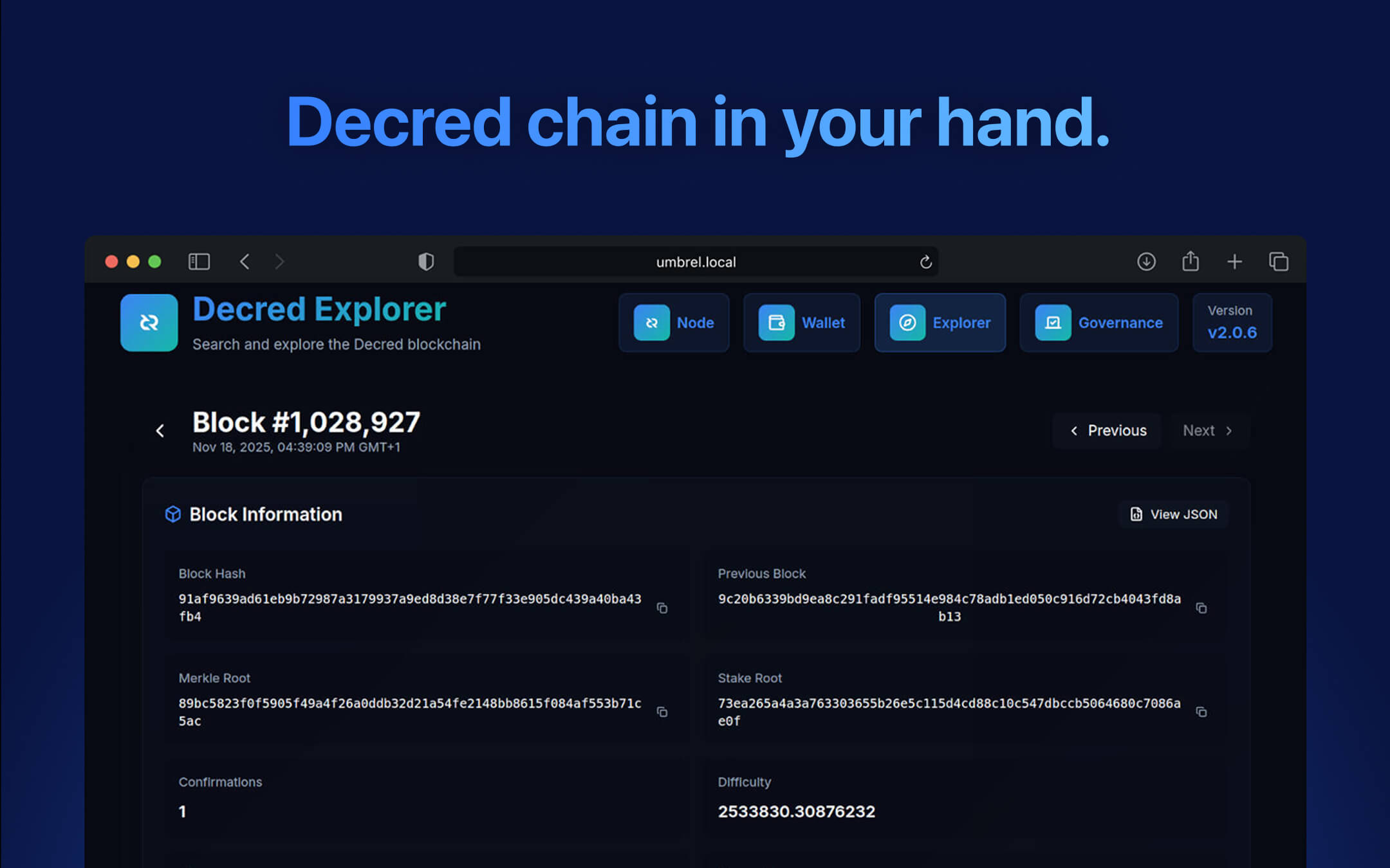 Screenshot 3 of Decred Pulse