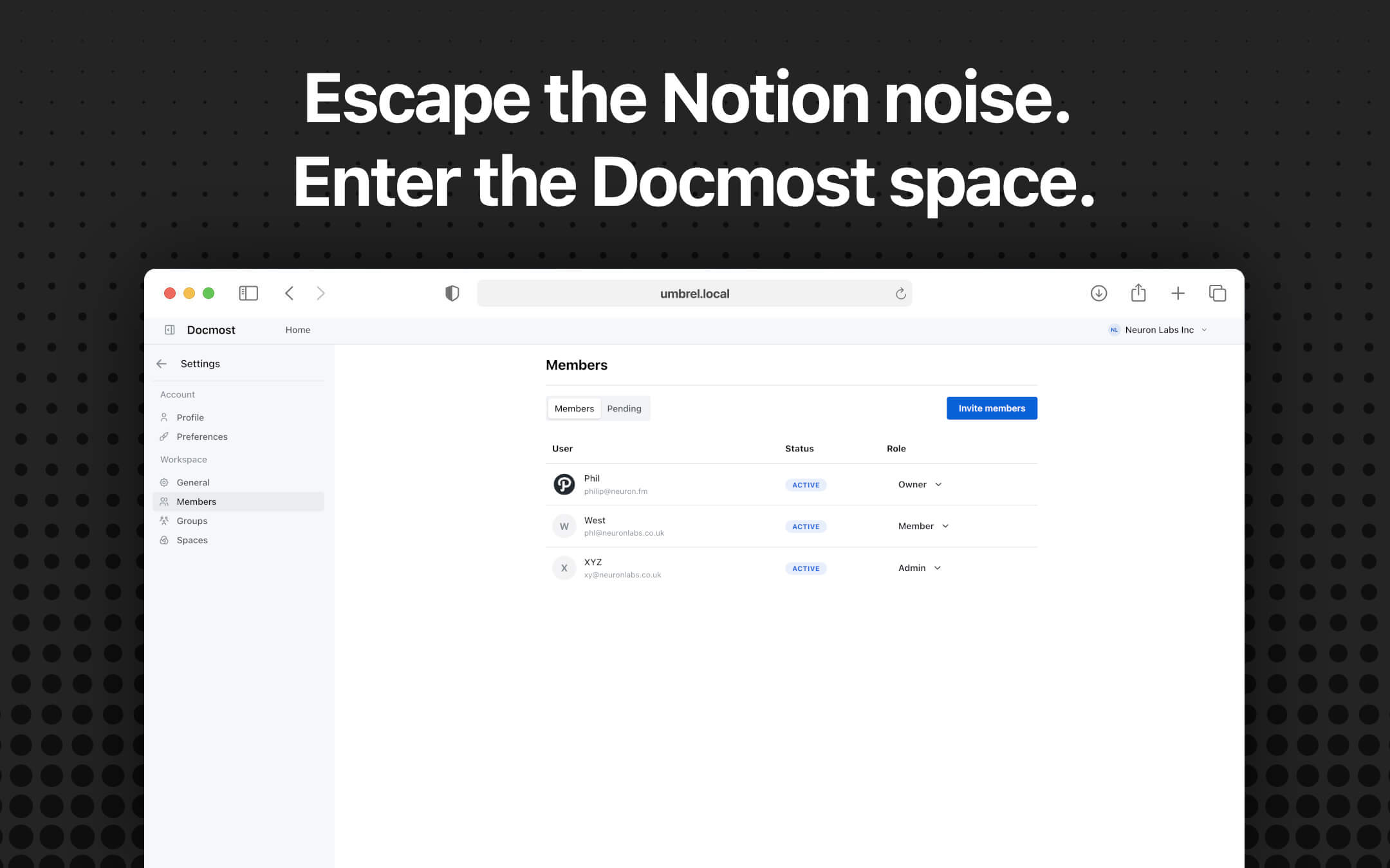 Screenshot 6 of Docmost