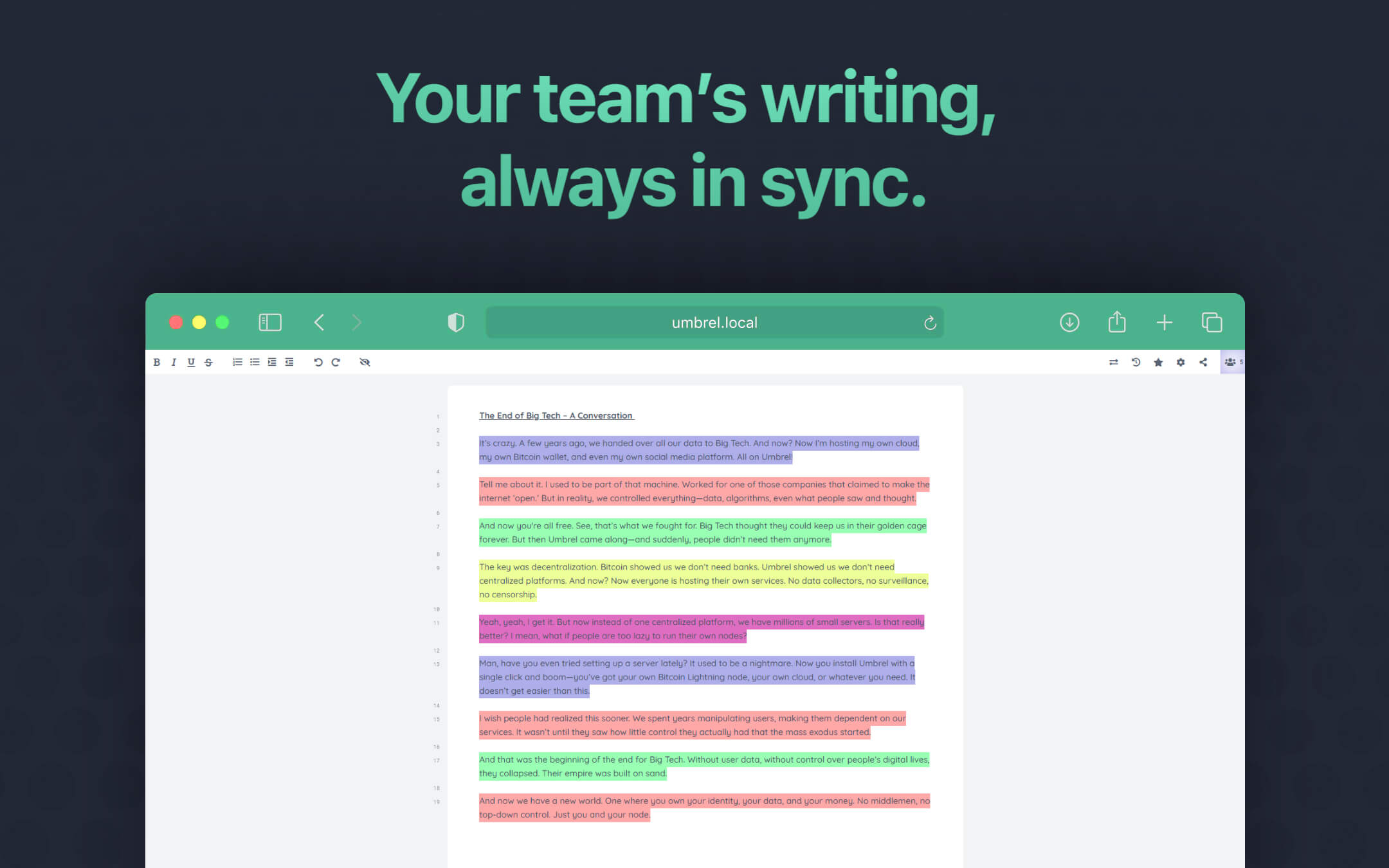 Screenshot 3 of Etherpad