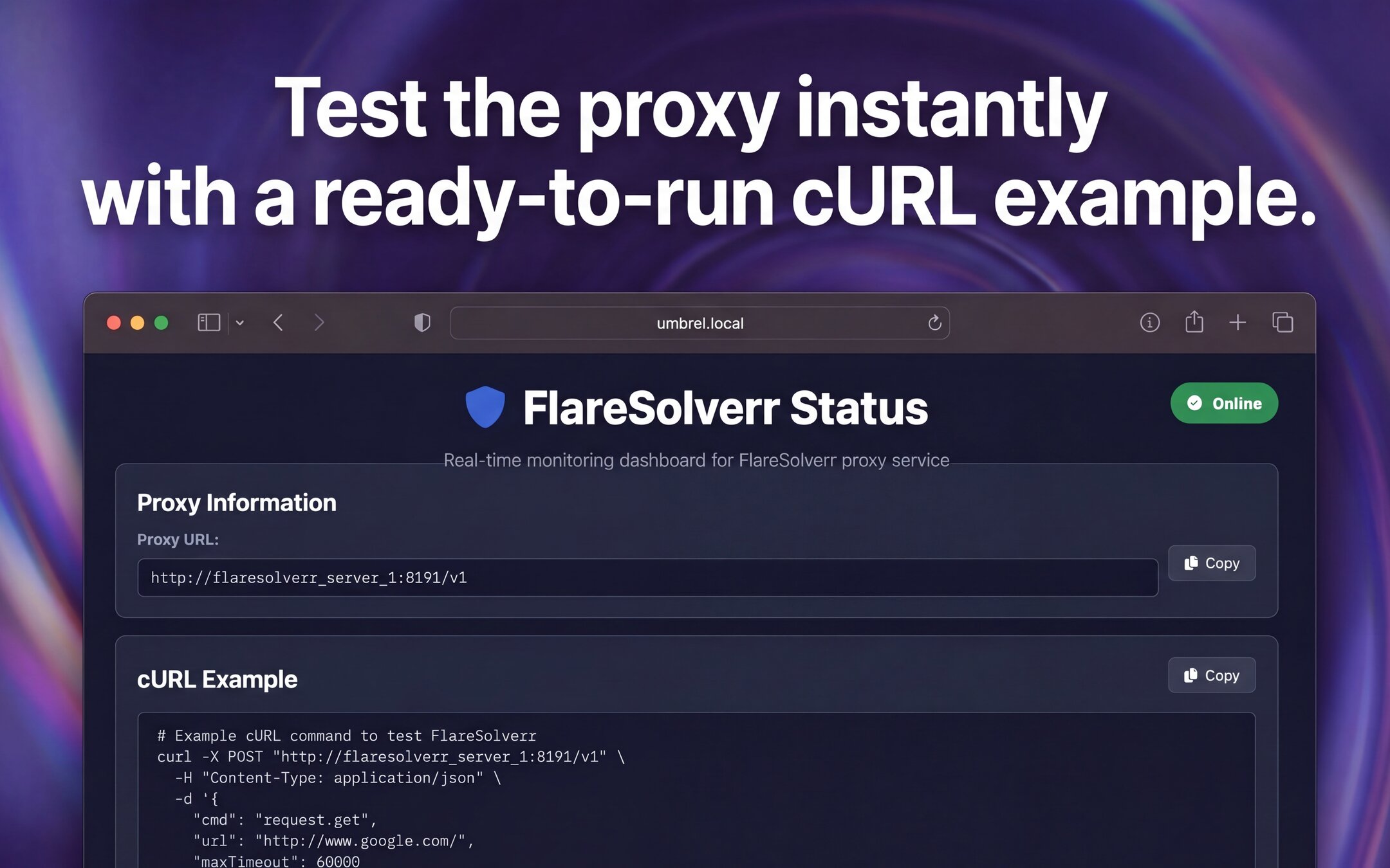 Screenshot 3 of flaresolverr