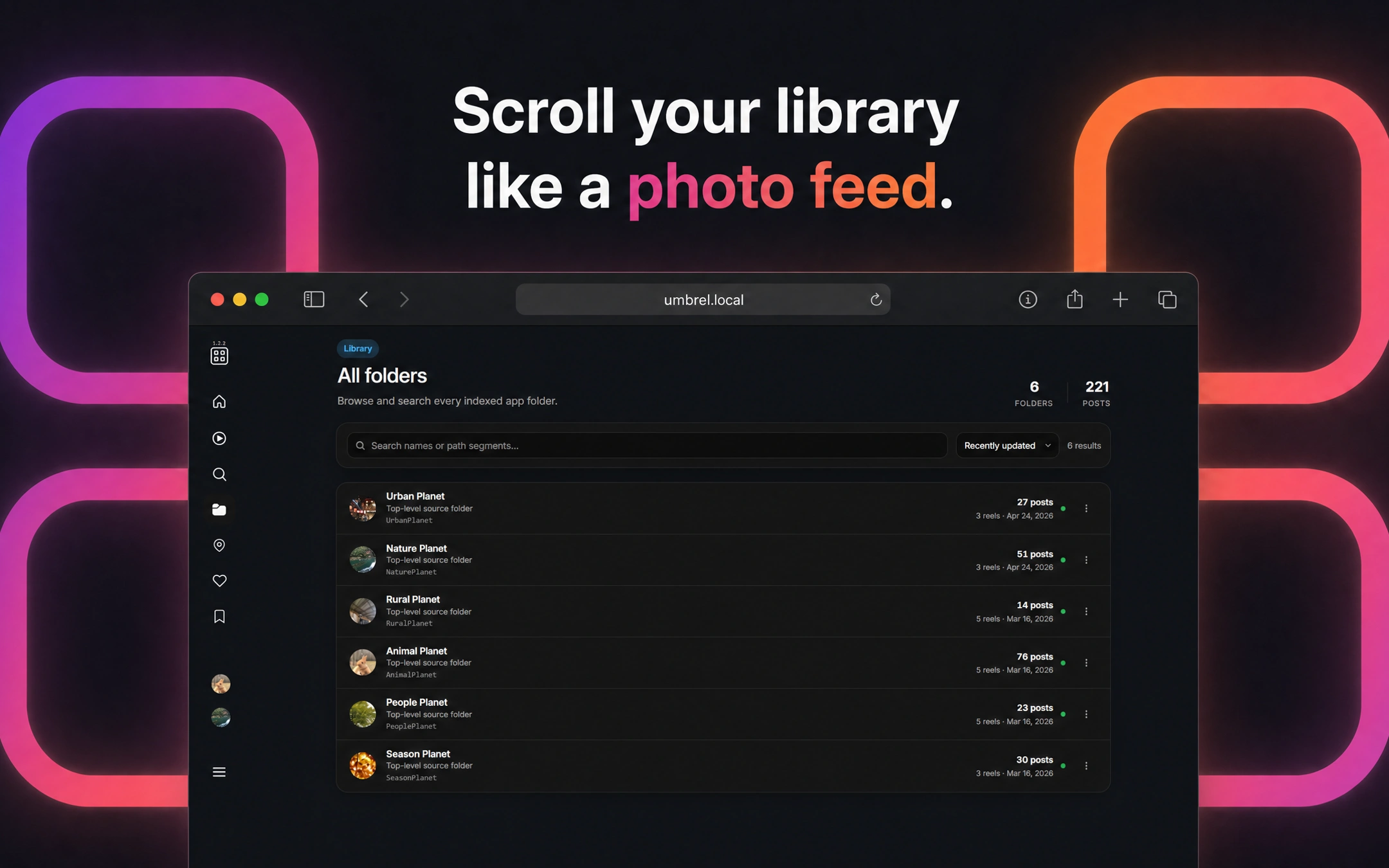 Screenshot 3 of Foldergram