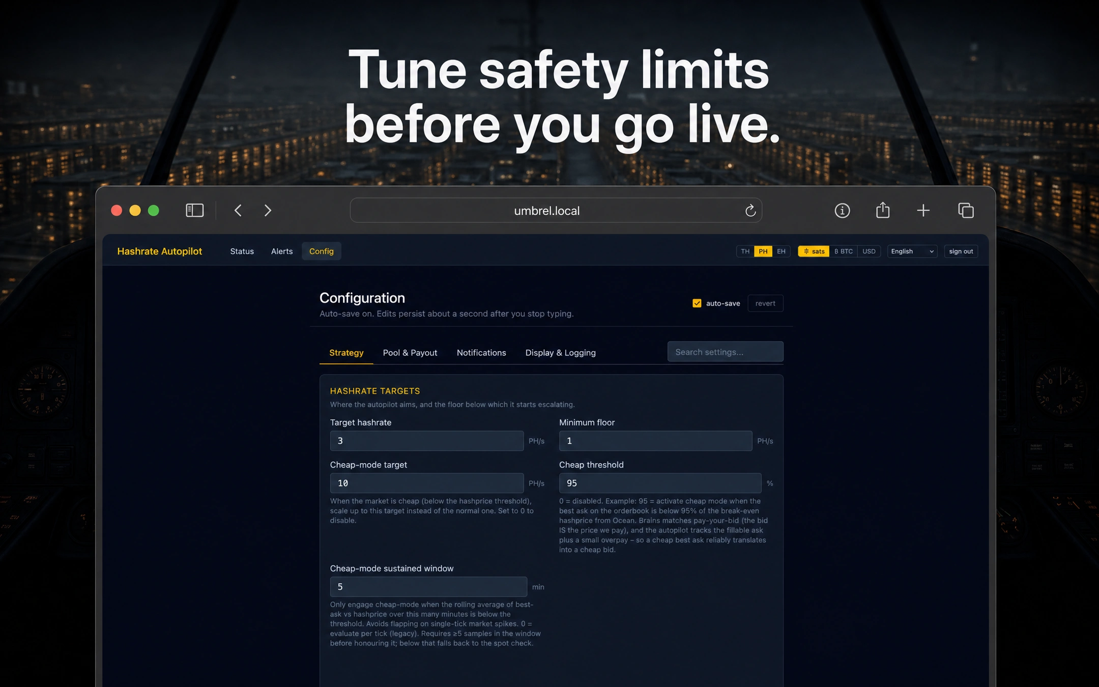 Screenshot 3 of Hashrate Autopilot