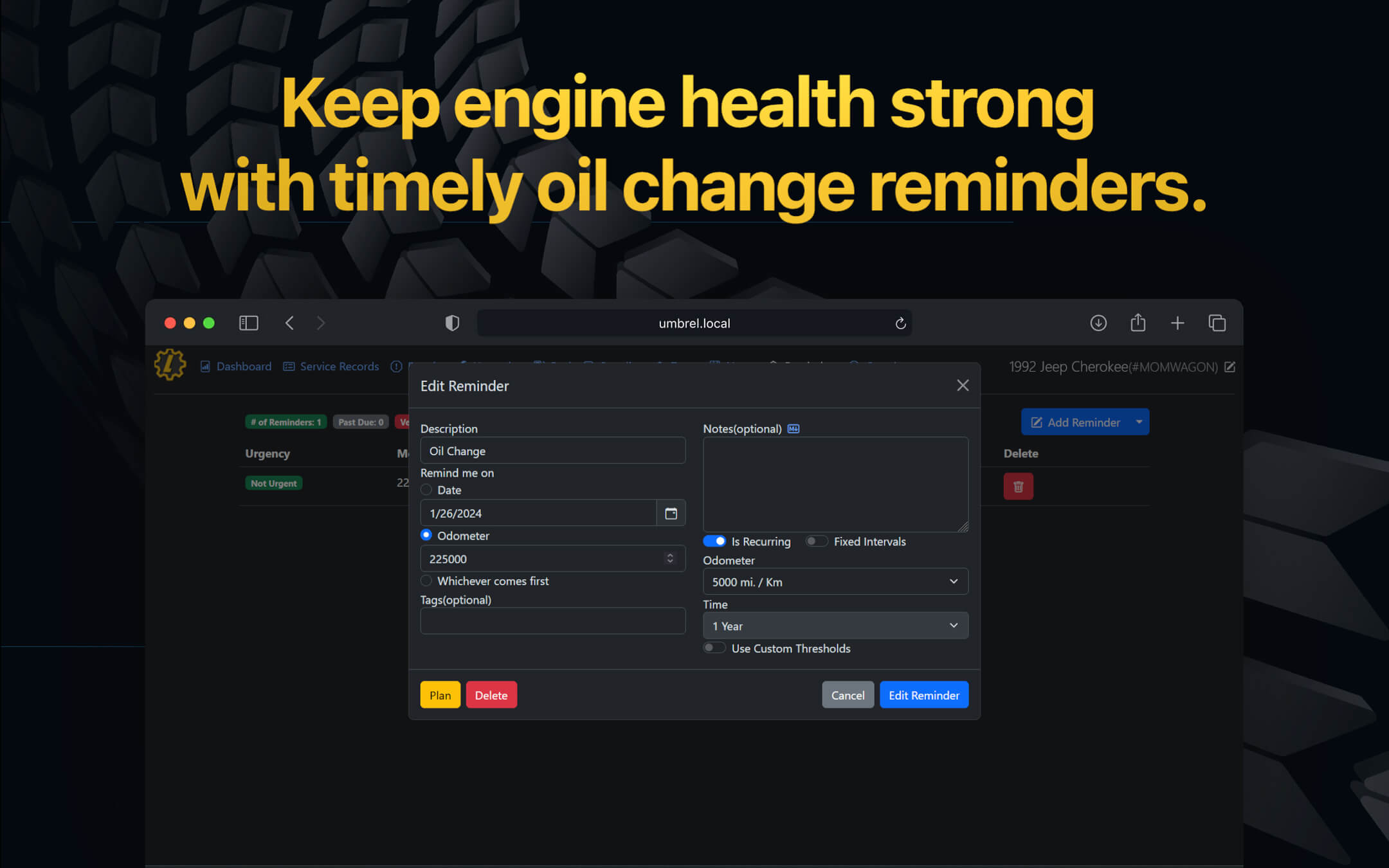 Screenshot 5 of LubeLogger