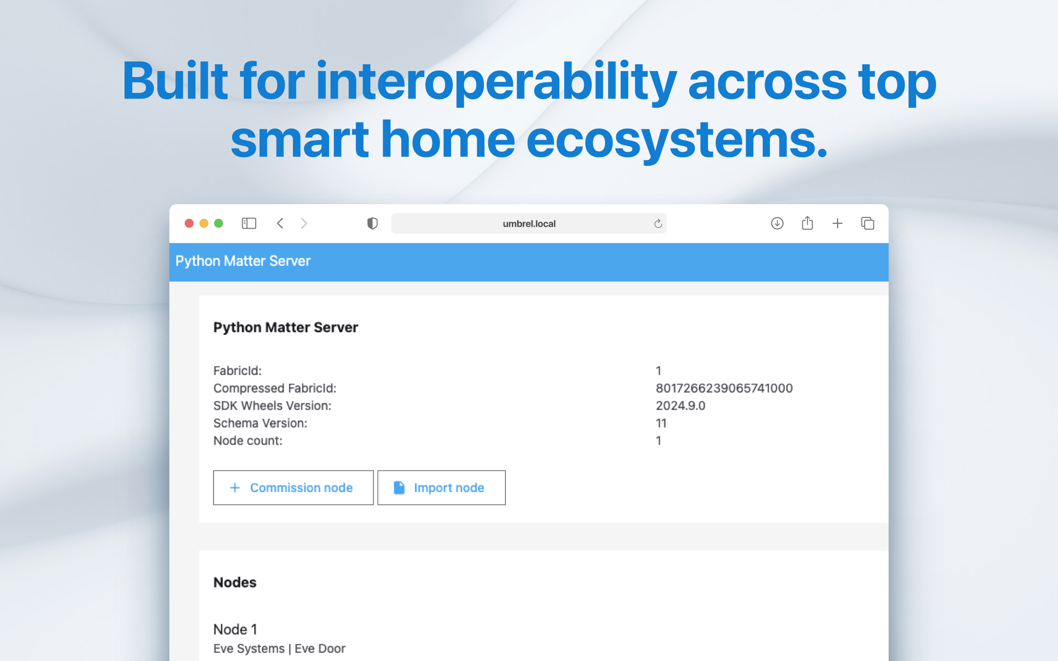 Screenshot 3 of Matter Server