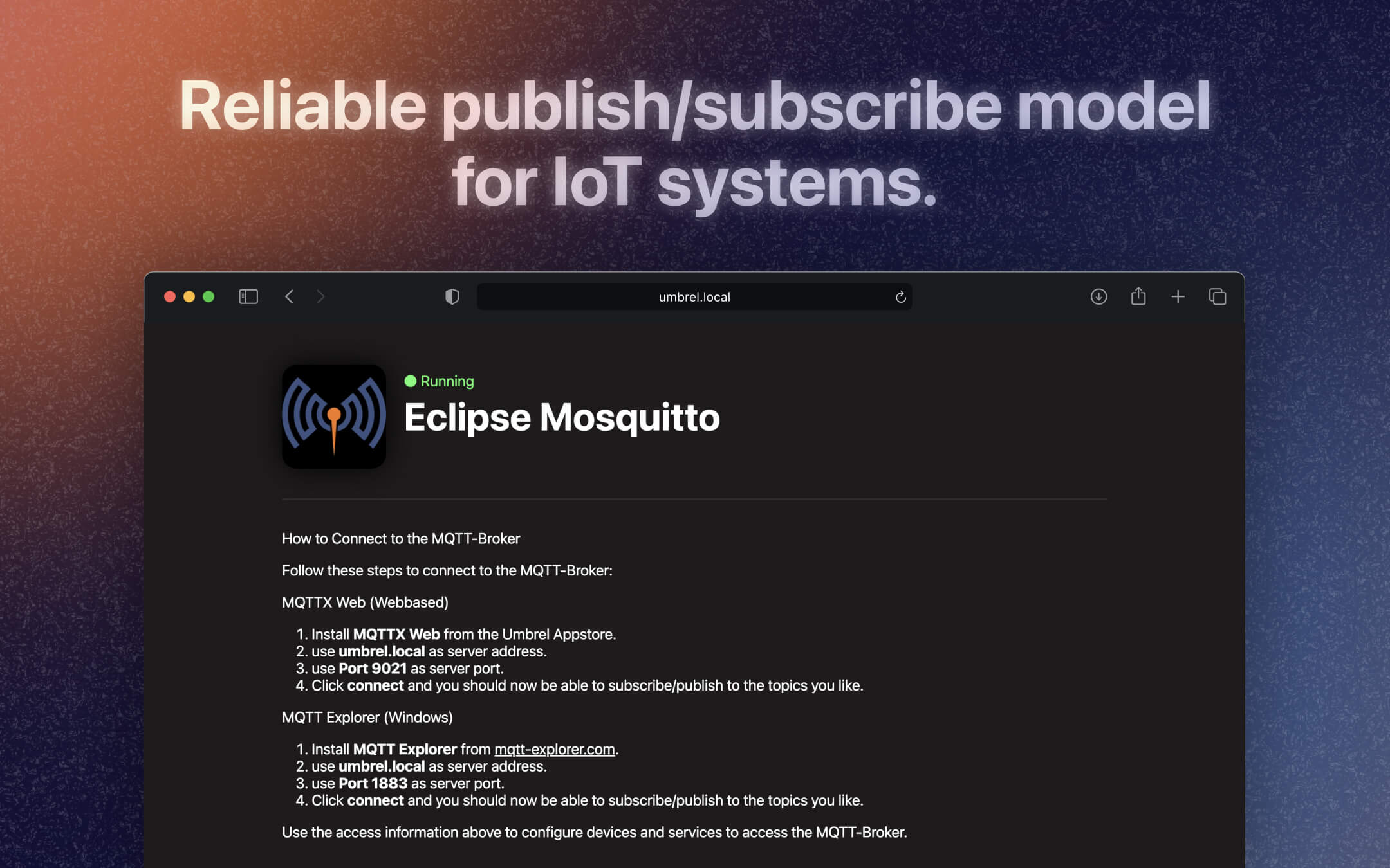 Screenshot 3 of Mosquitto