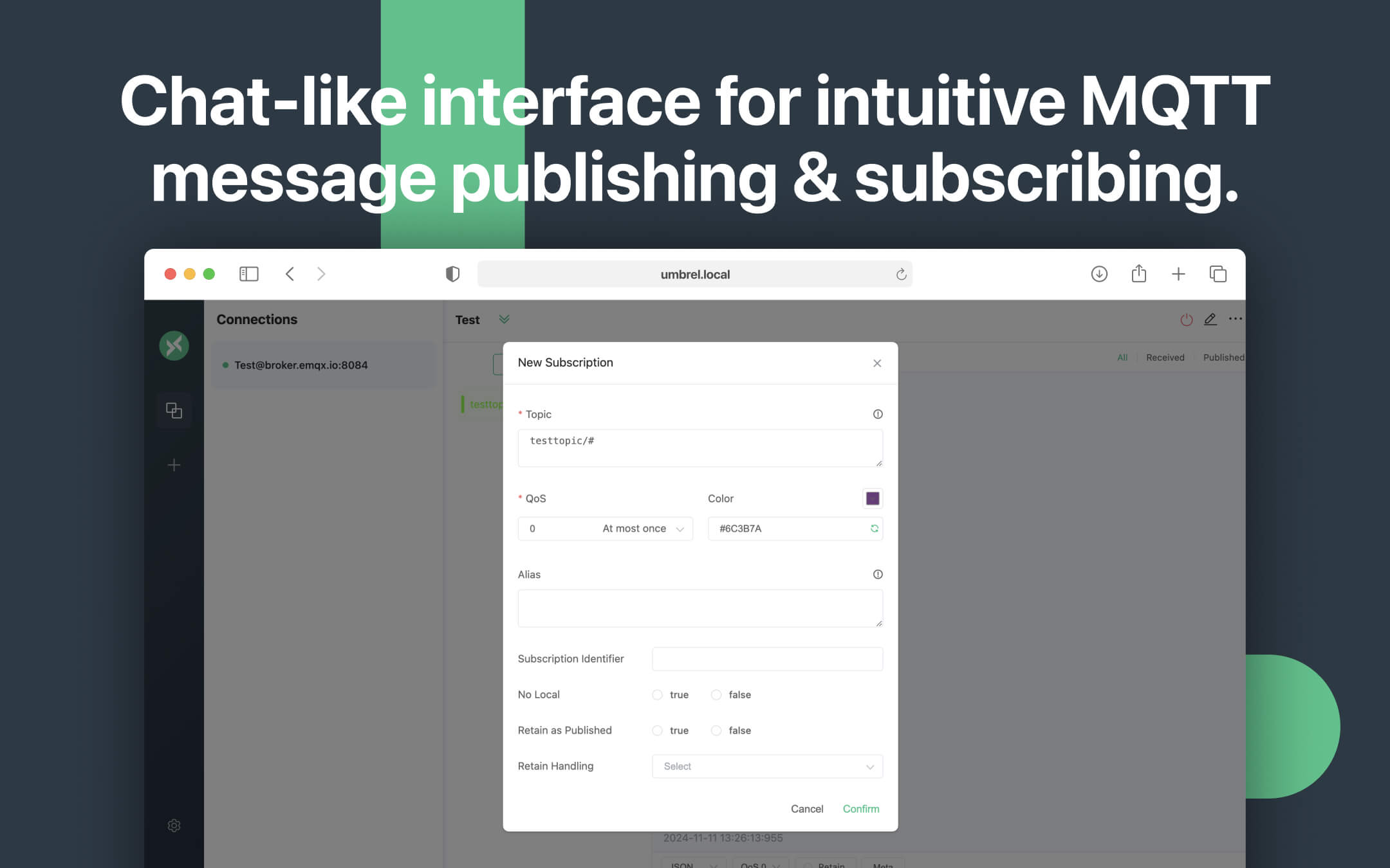 Screenshot 3 of MQTTX Web