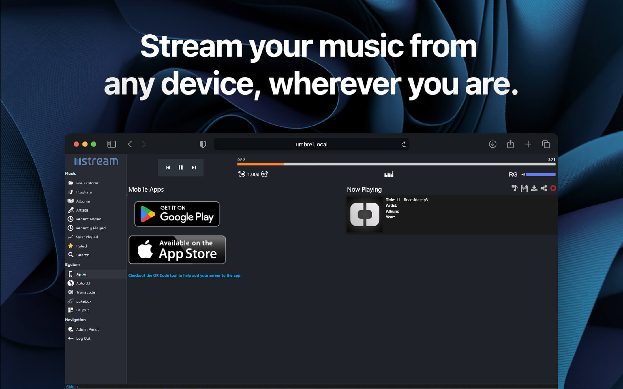 Screenshot 4 of mStream