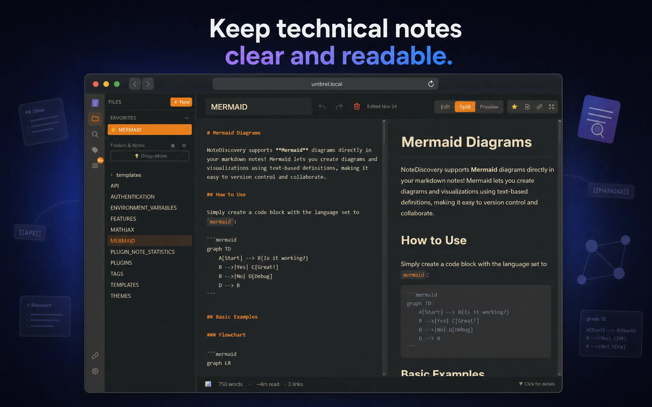 Screenshot 5 of NoteDiscovery