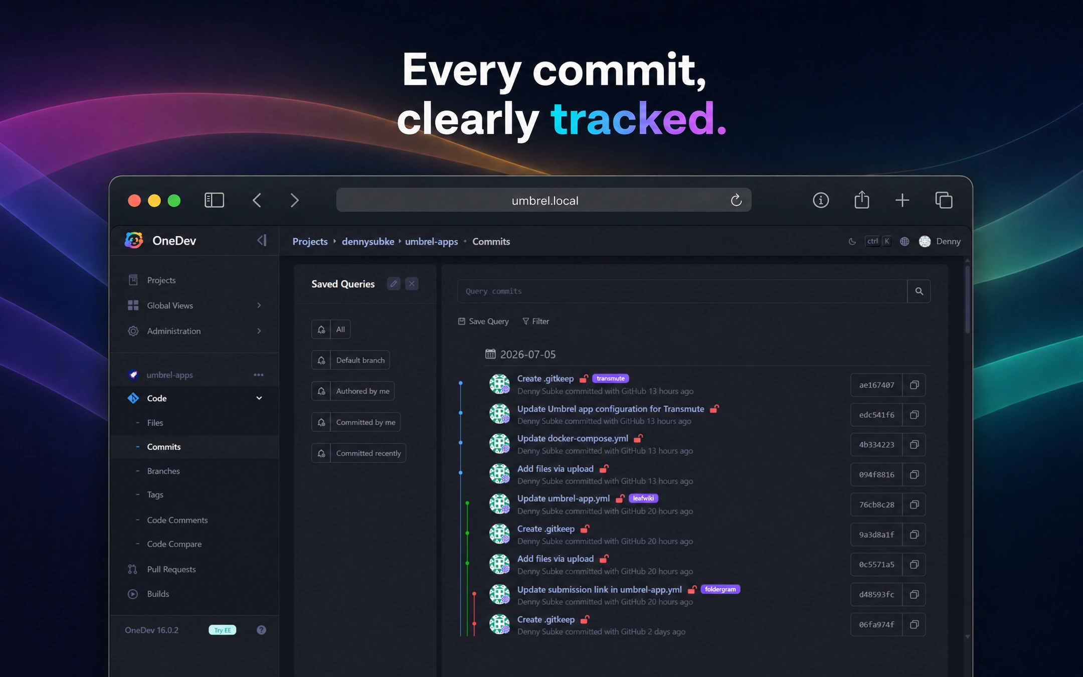 Screenshot 3 of OneDev
