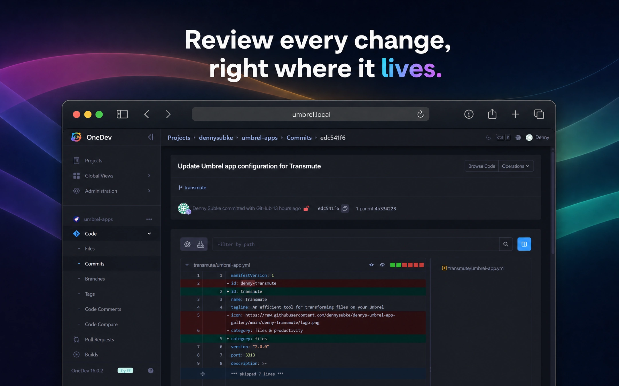 Screenshot 4 of OneDev