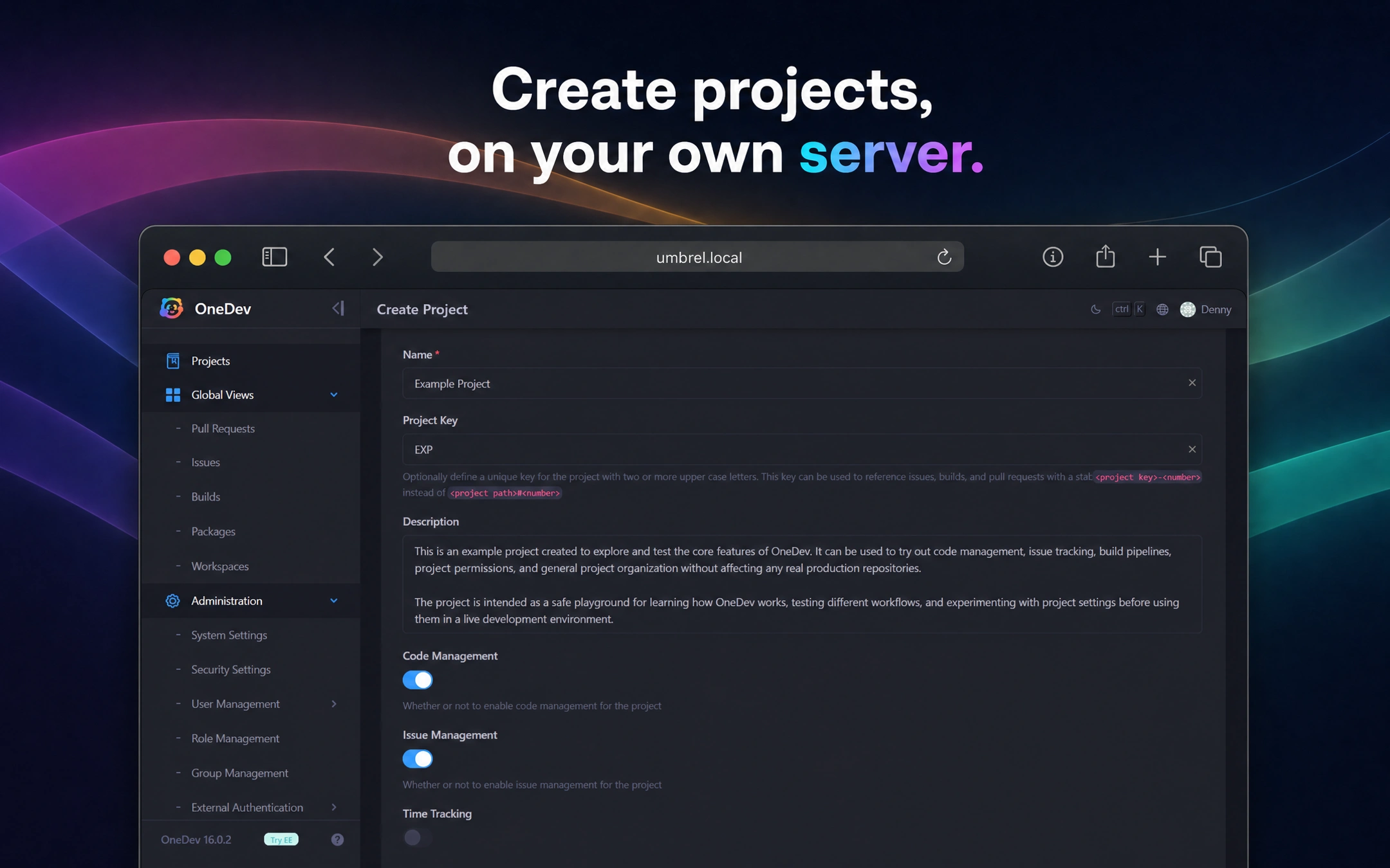 Screenshot 5 of OneDev