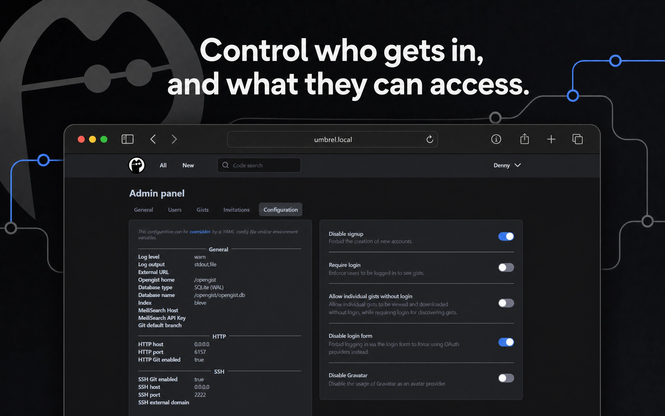 Screenshot 5 of Opengist