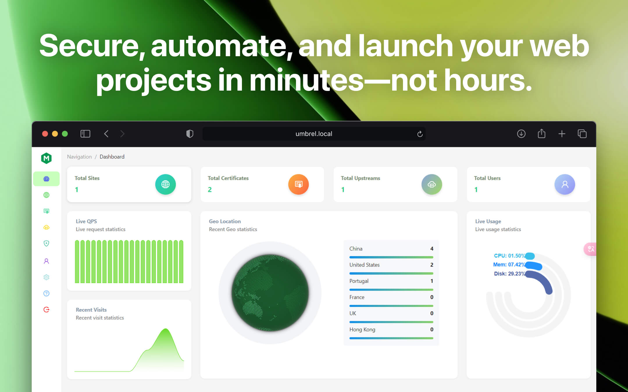 Screenshot 3 of OpenResty Manager