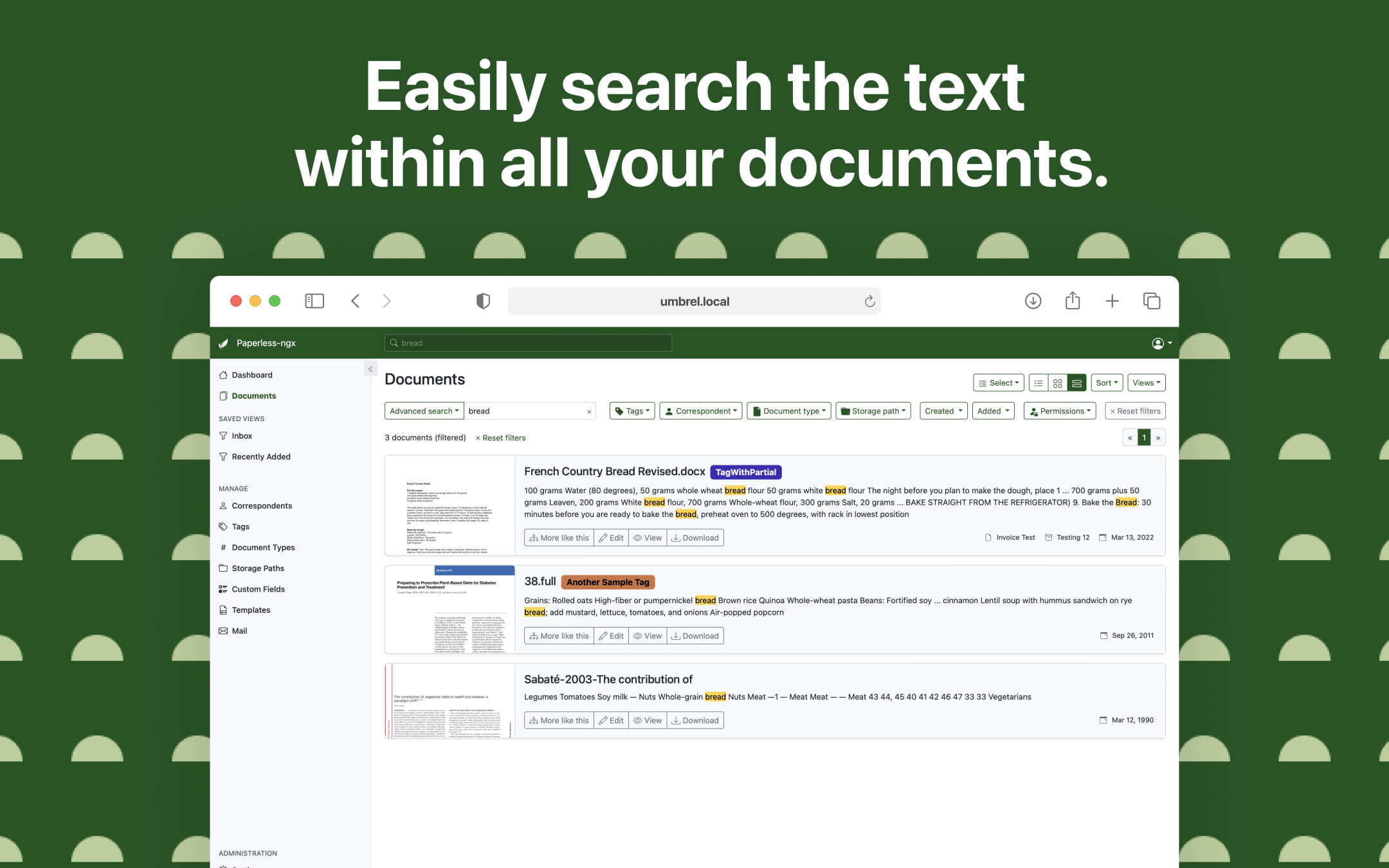 Screenshot 3 of Paperless-ngx