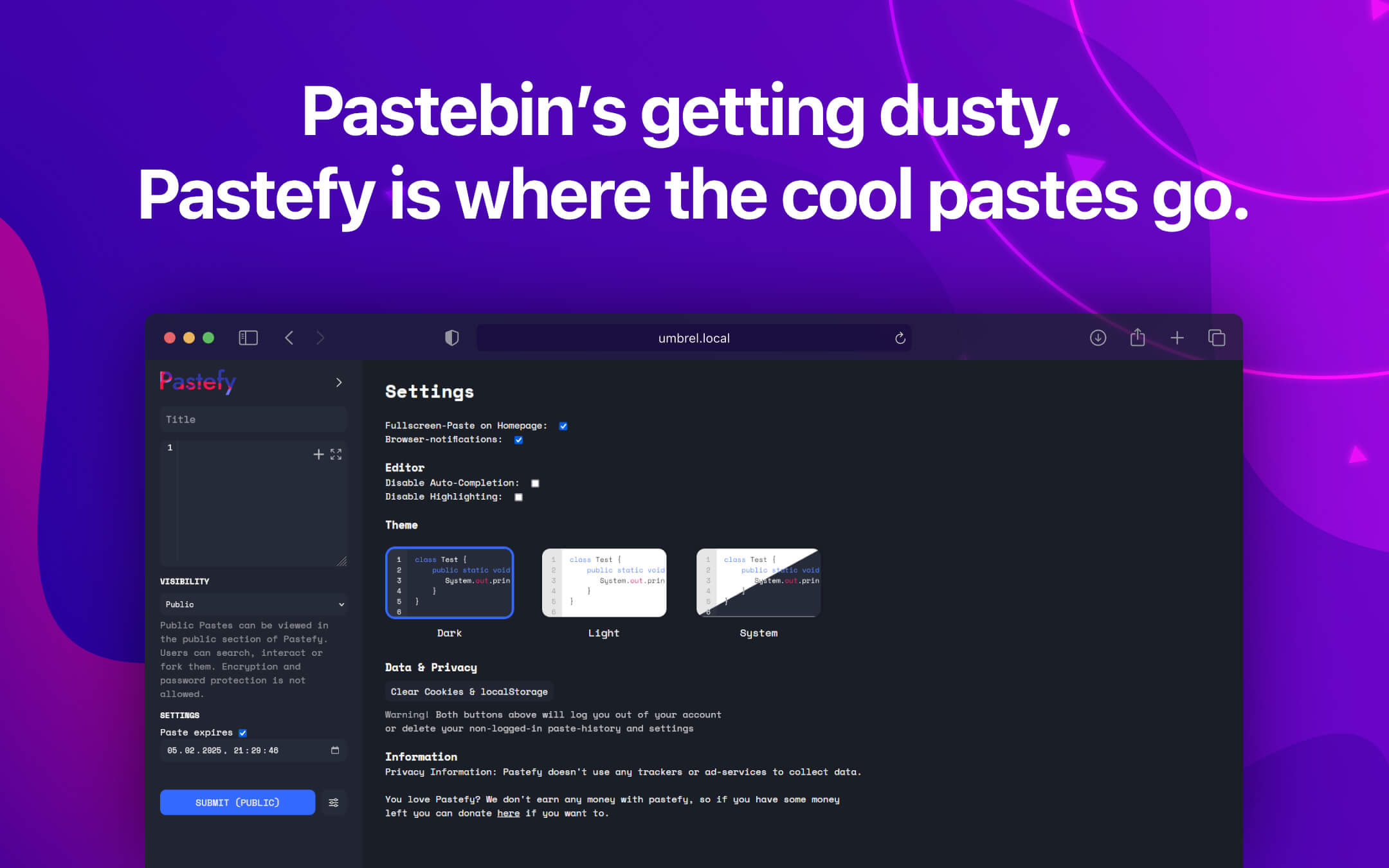 Screenshot 5 of Pastefy