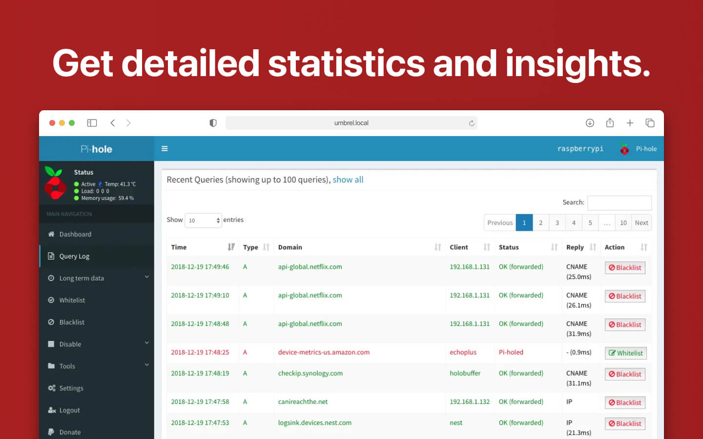 Screenshot 3 of Pi-hole