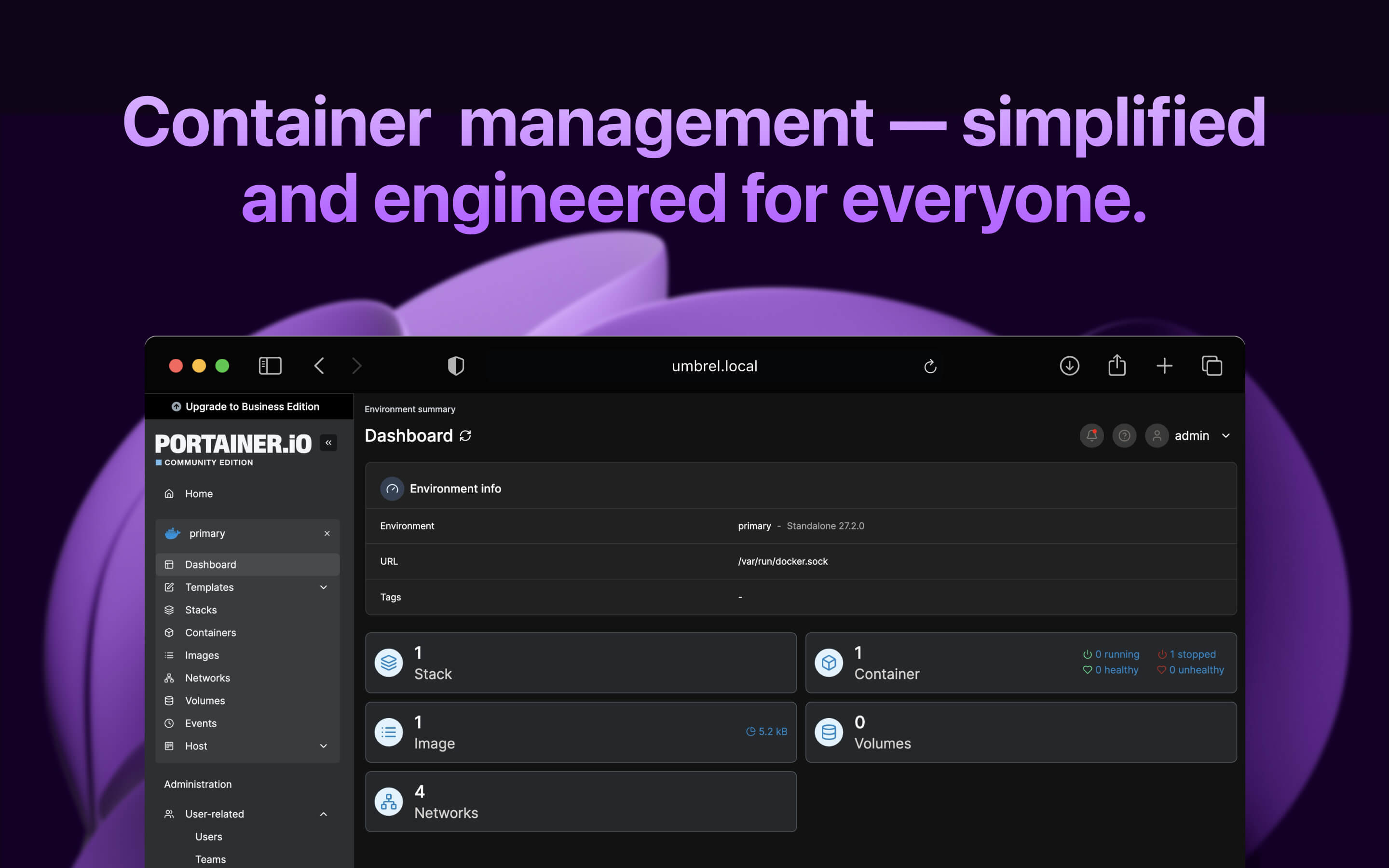 Screenshot 3 of Portainer