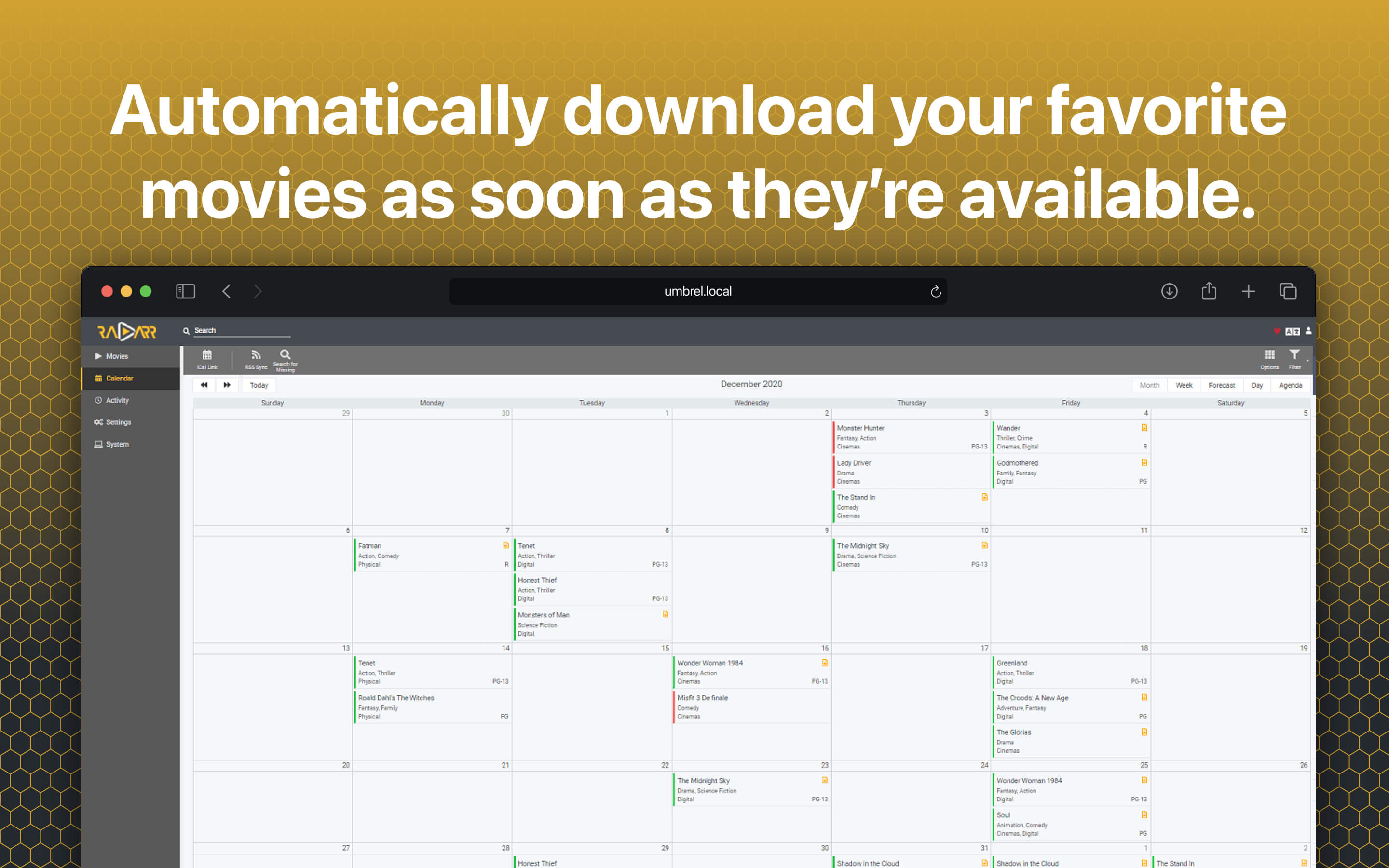 Screenshot 3 of Radarr