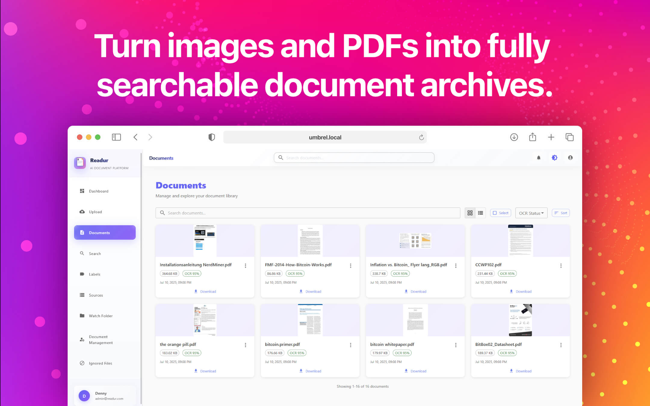 Screenshot 3 of Readur