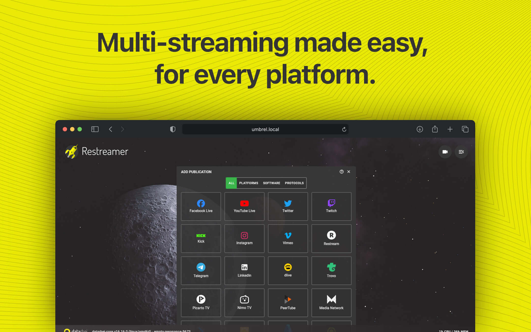 Screenshot 4 of Restreamer