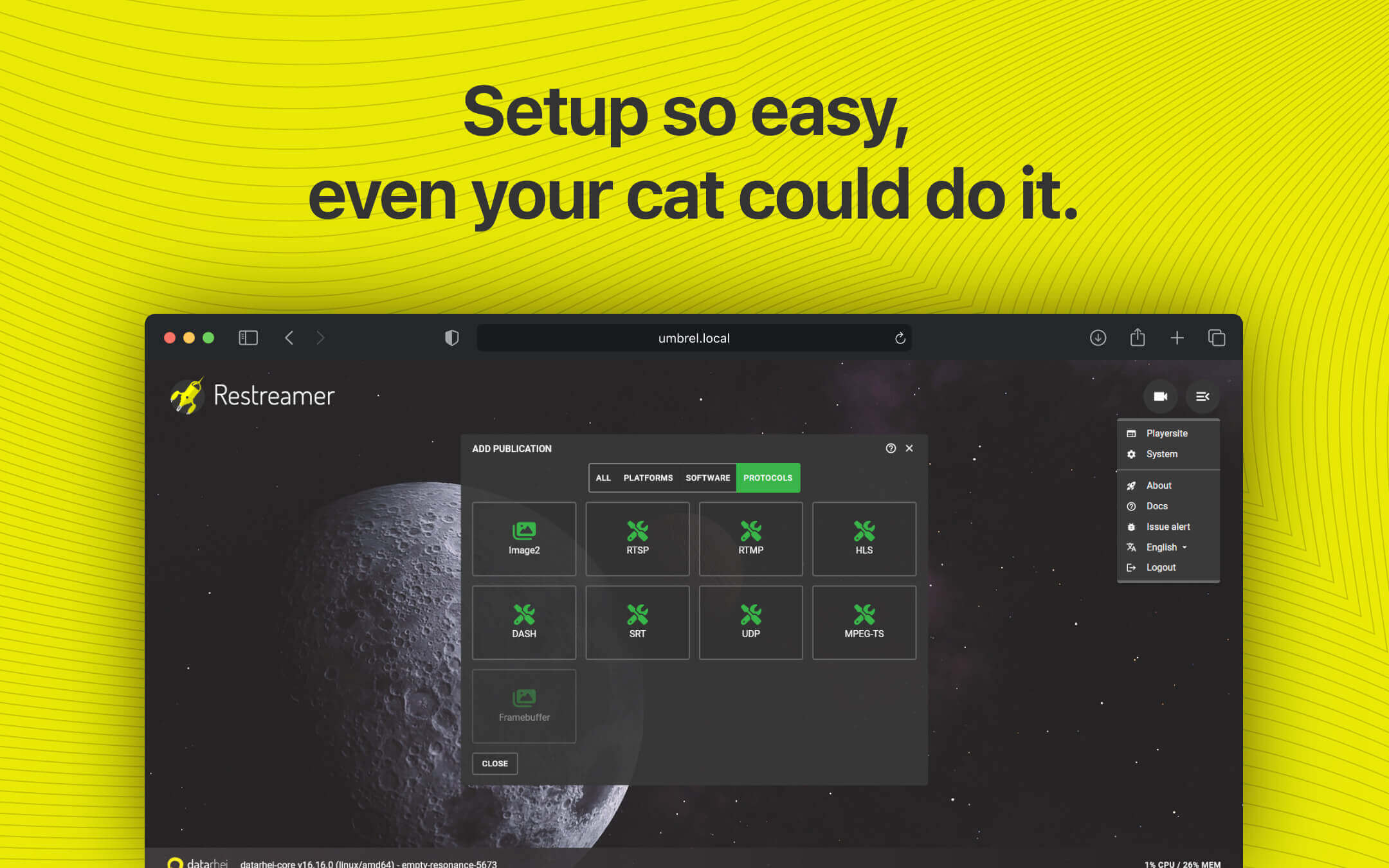 Screenshot 5 of Restreamer