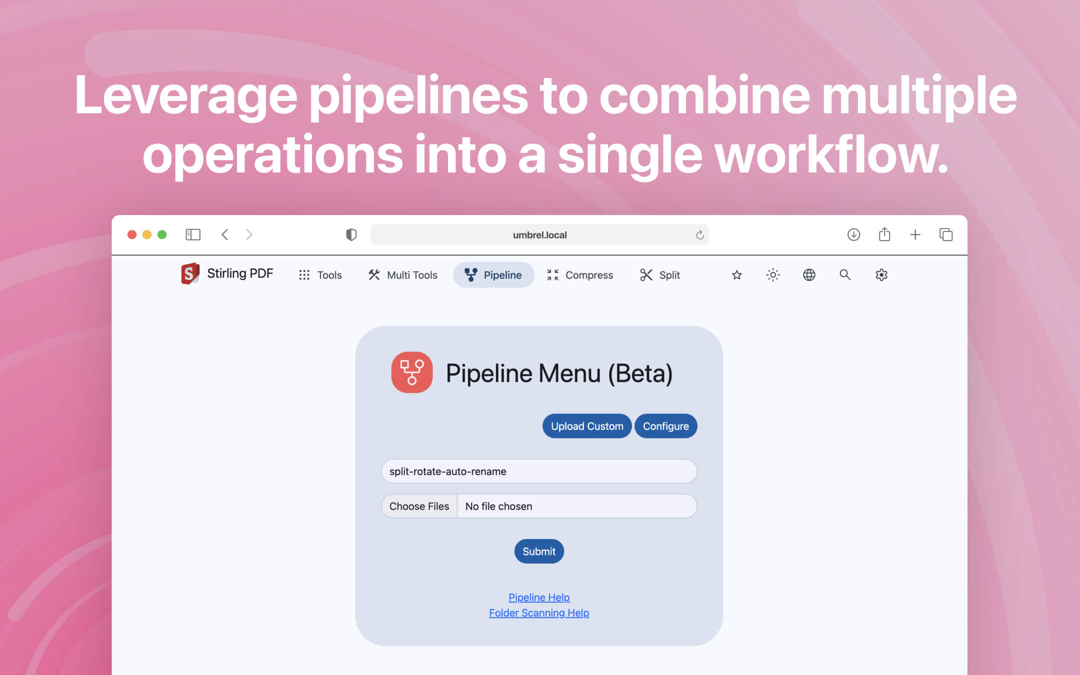 Screenshot 3 of Stirling PDF