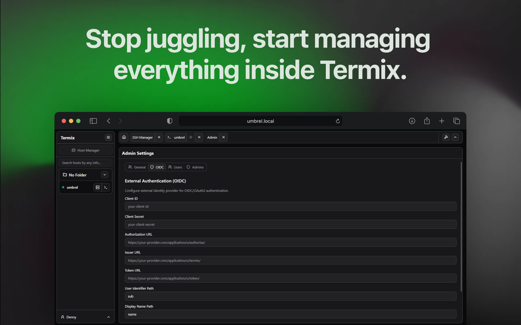 Screenshot 5 of Termix