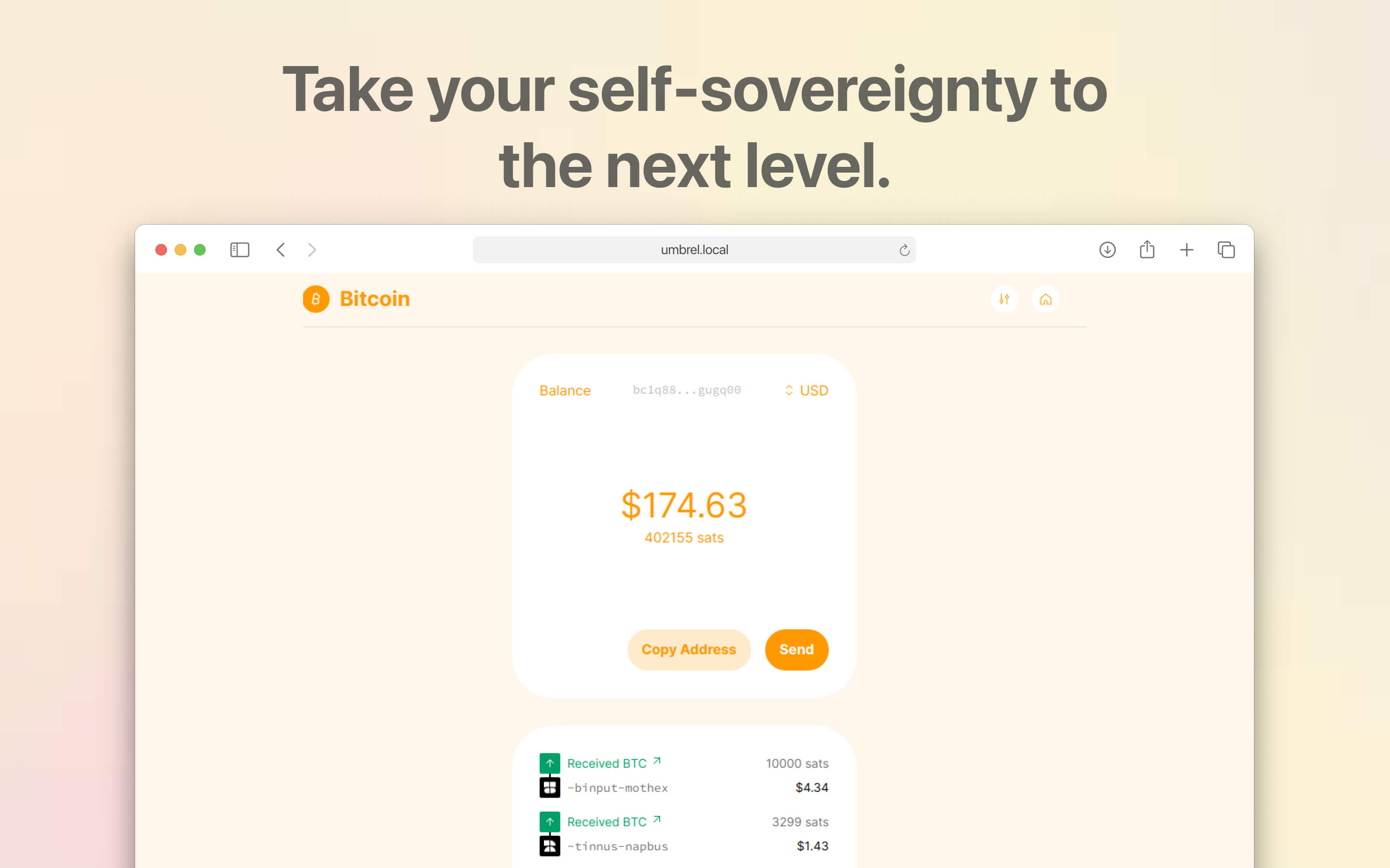 Screenshot 3 of Urbit Bitcoin Connector