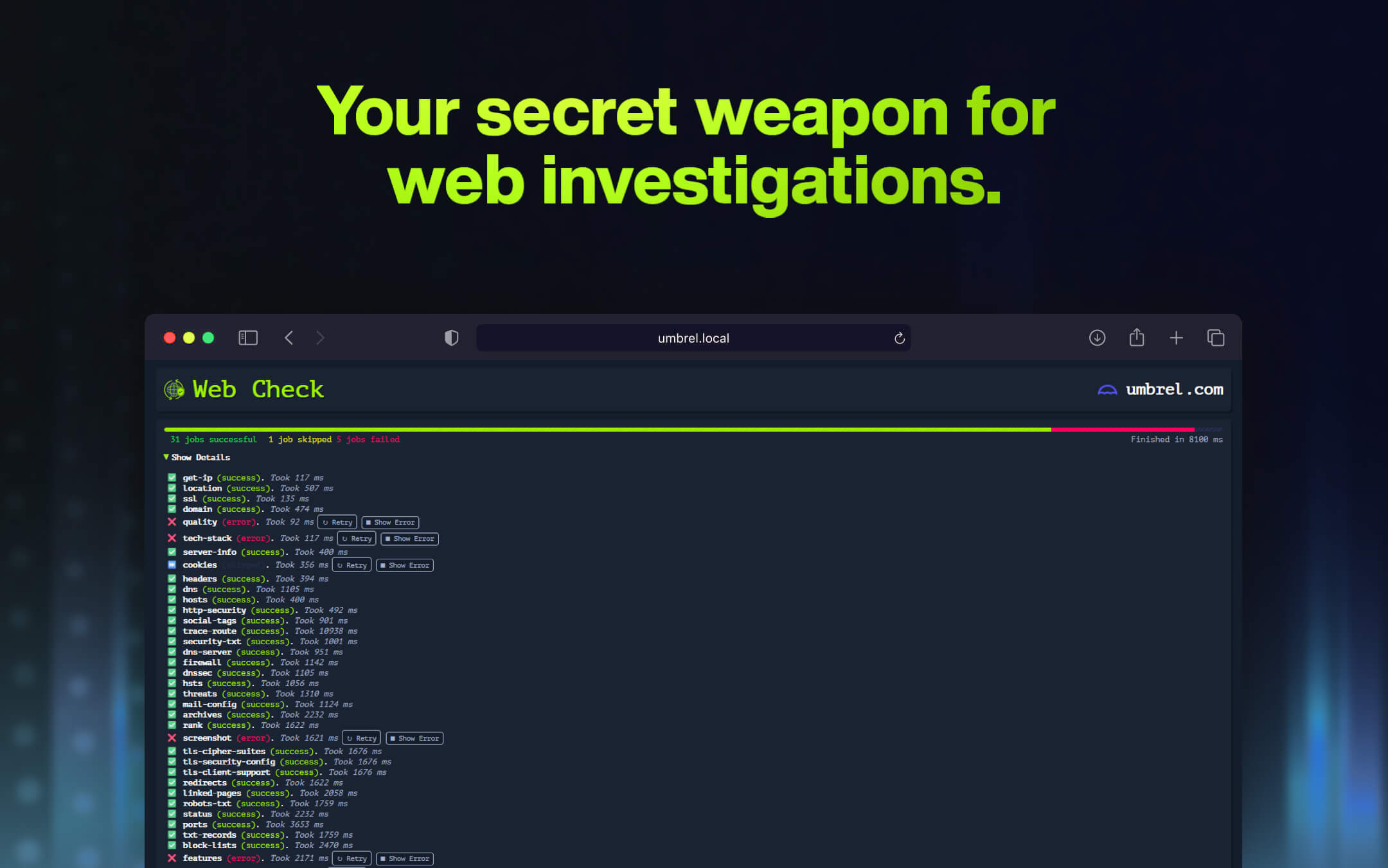 Screenshot 3 of WebCheck
