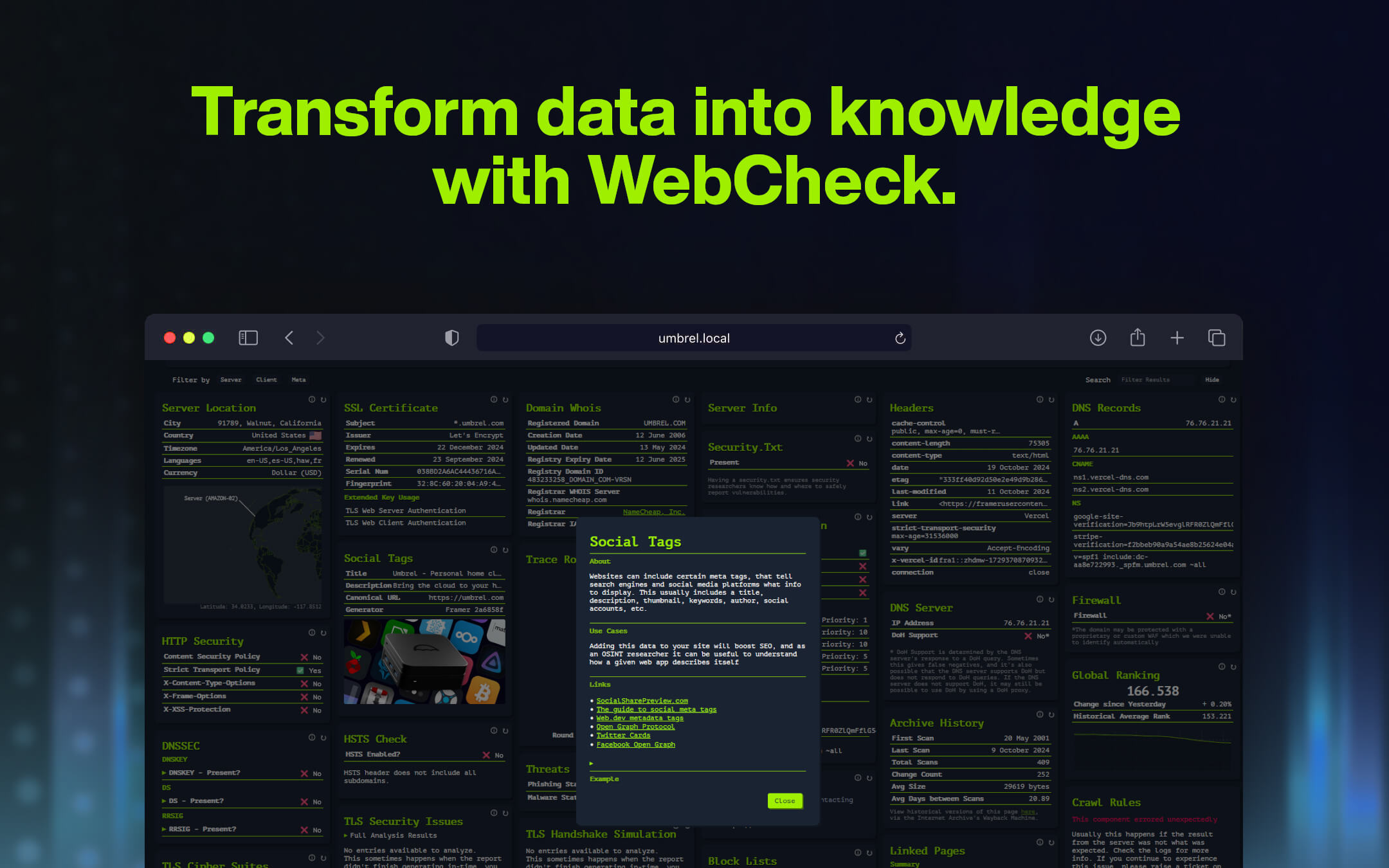 Screenshot 4 of WebCheck