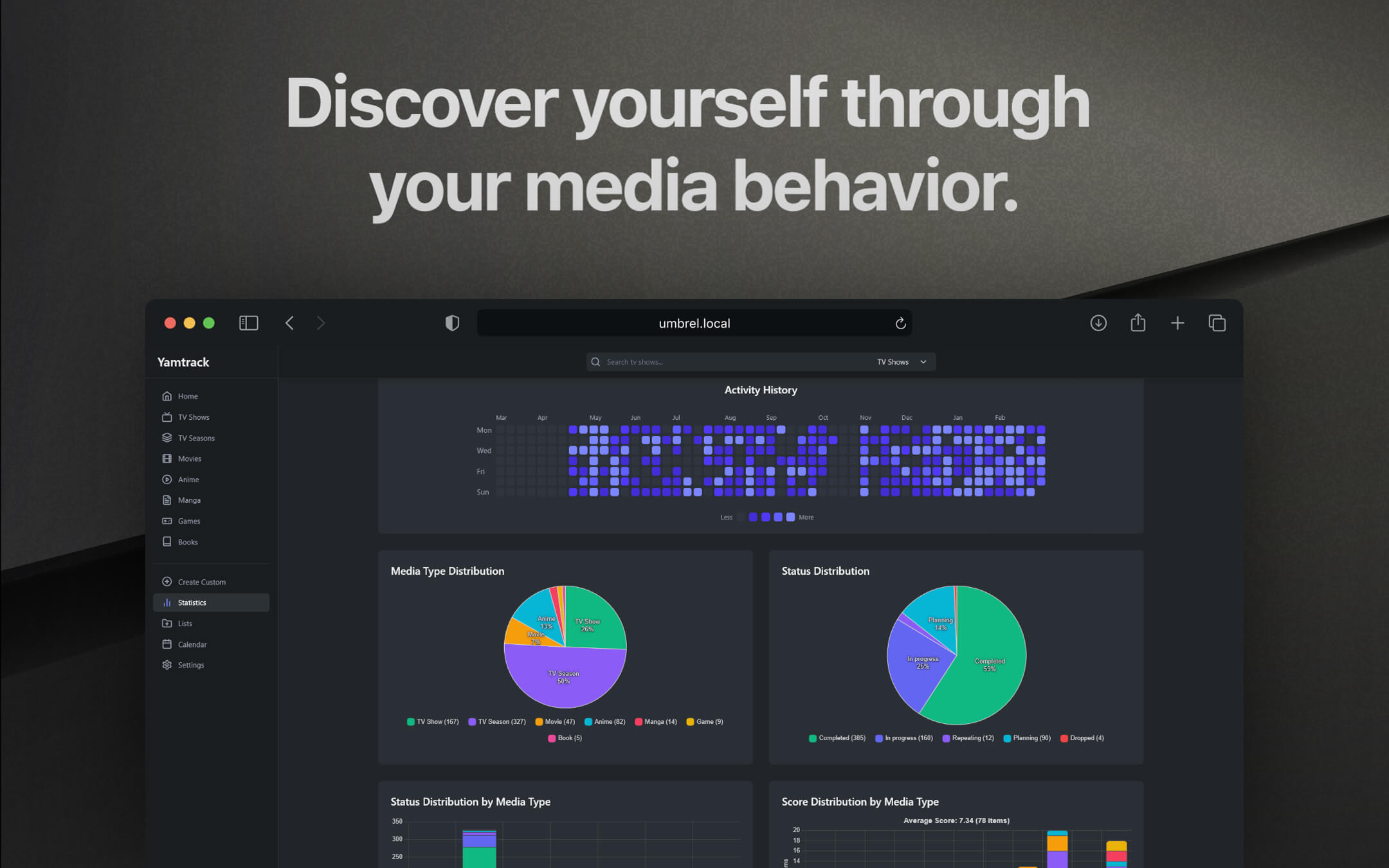 Screenshot 6 of Yamtrack