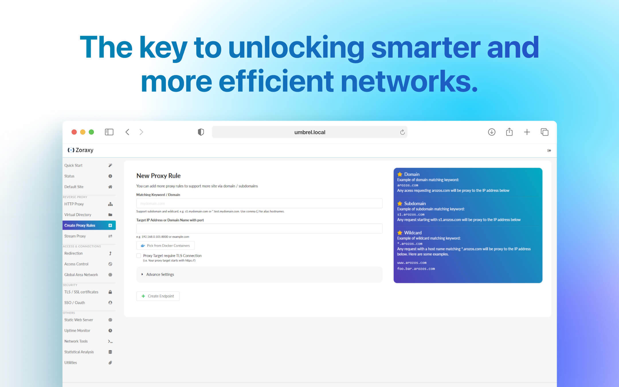Screenshot 3 of Zoraxy