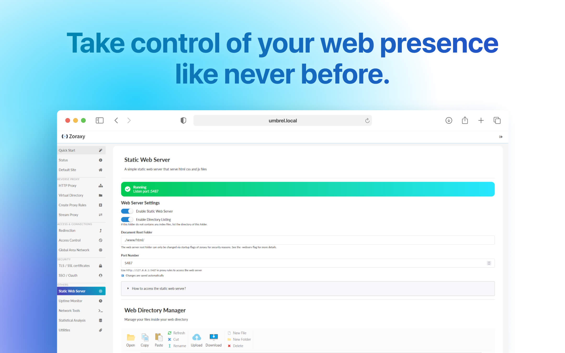 Screenshot 4 of Zoraxy